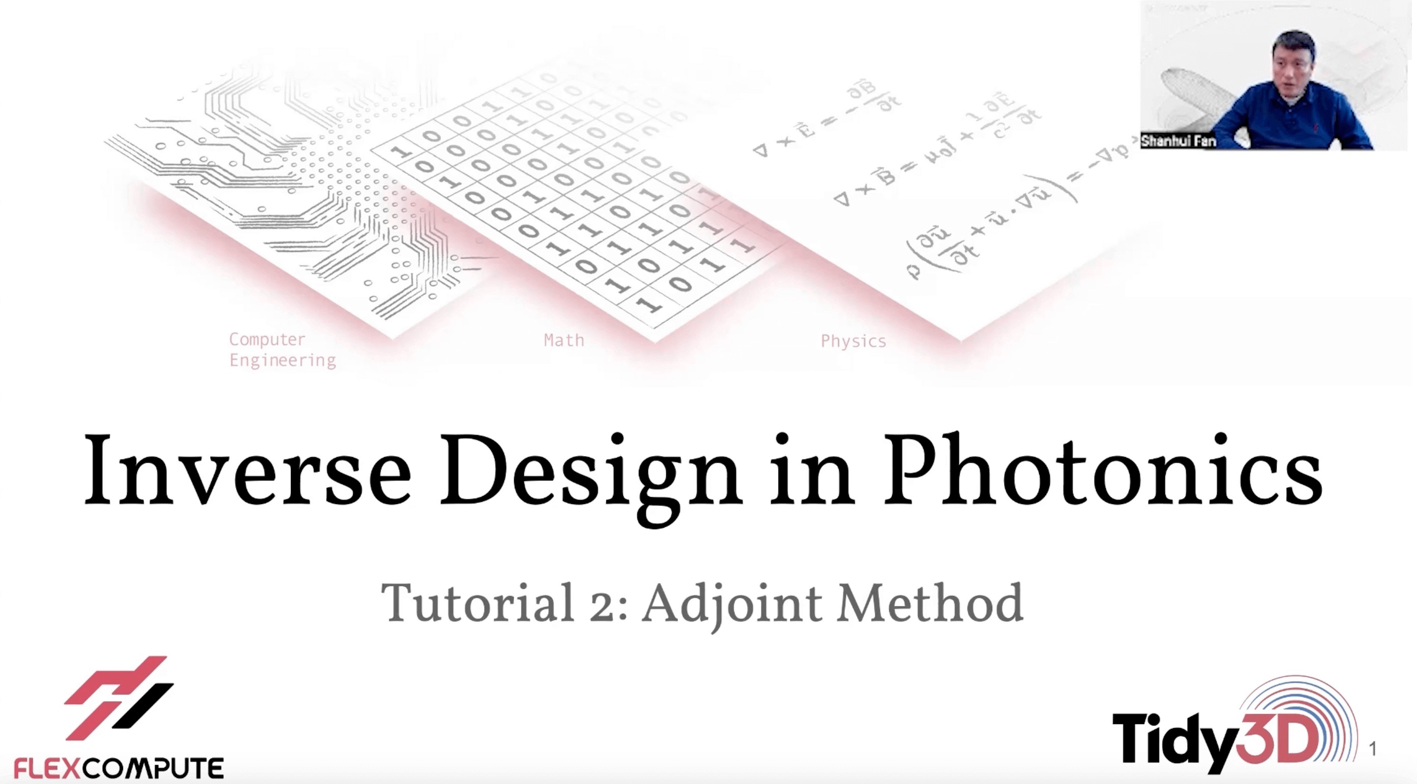 Inverse Design in Photonics Lecture 2: Adjoint Method | Flexcompute