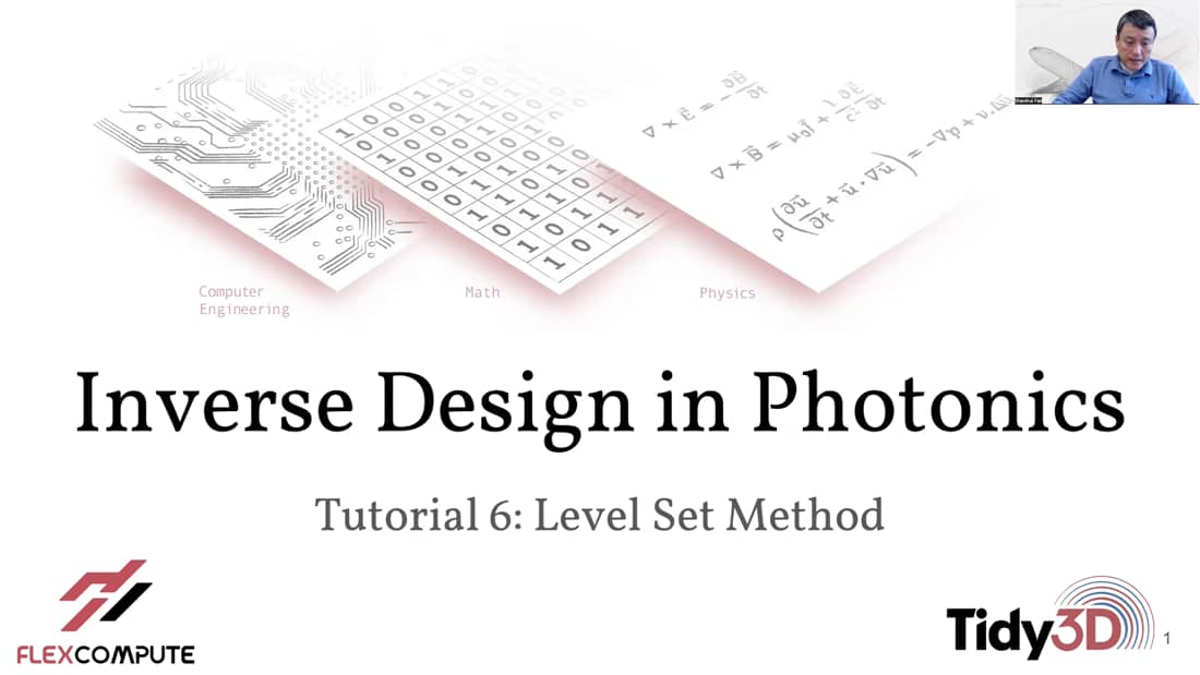 Inverse Design in Photonics Lecture 6: Level Set Parameterization | Flexcompute