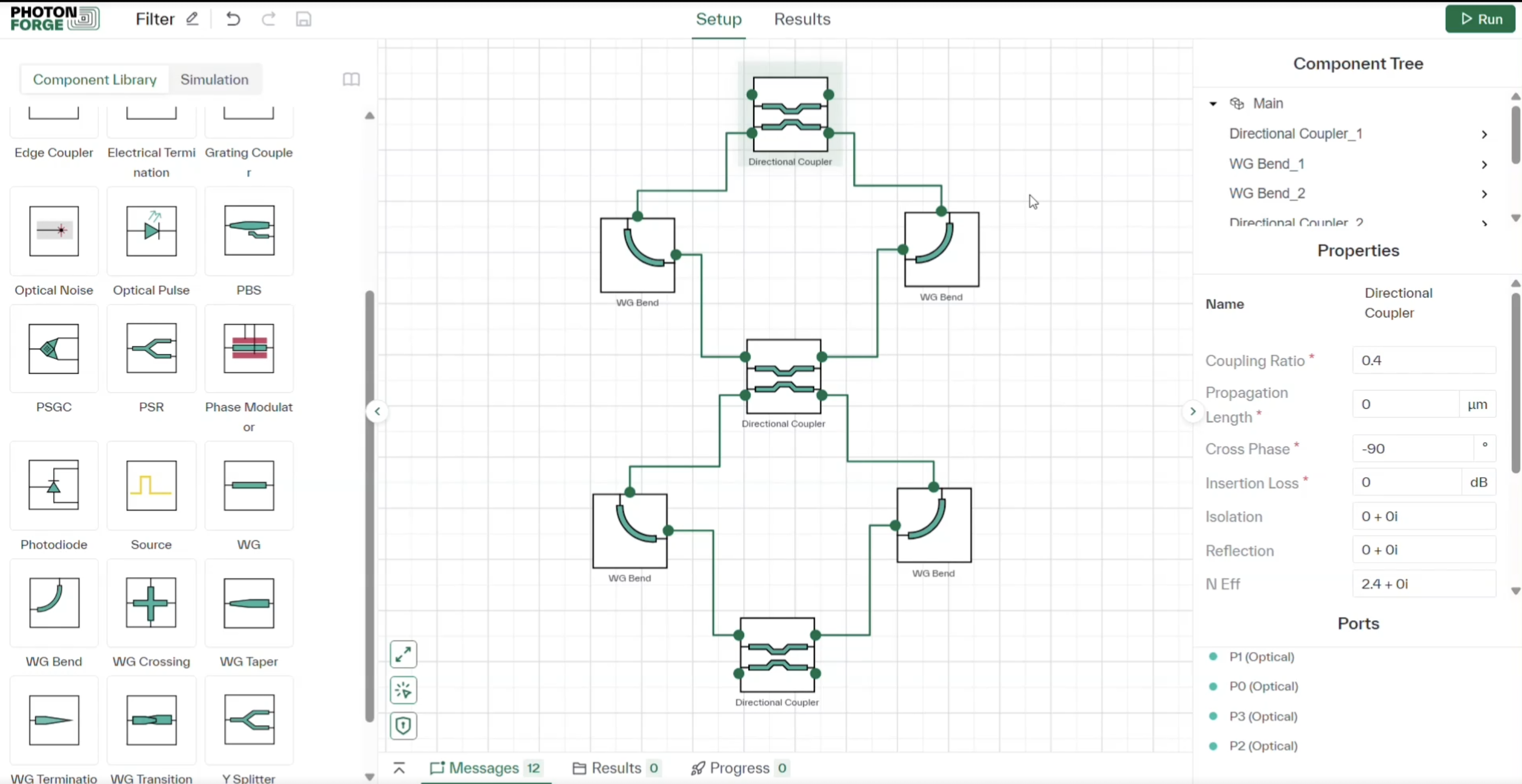 Single WDM Filter Design