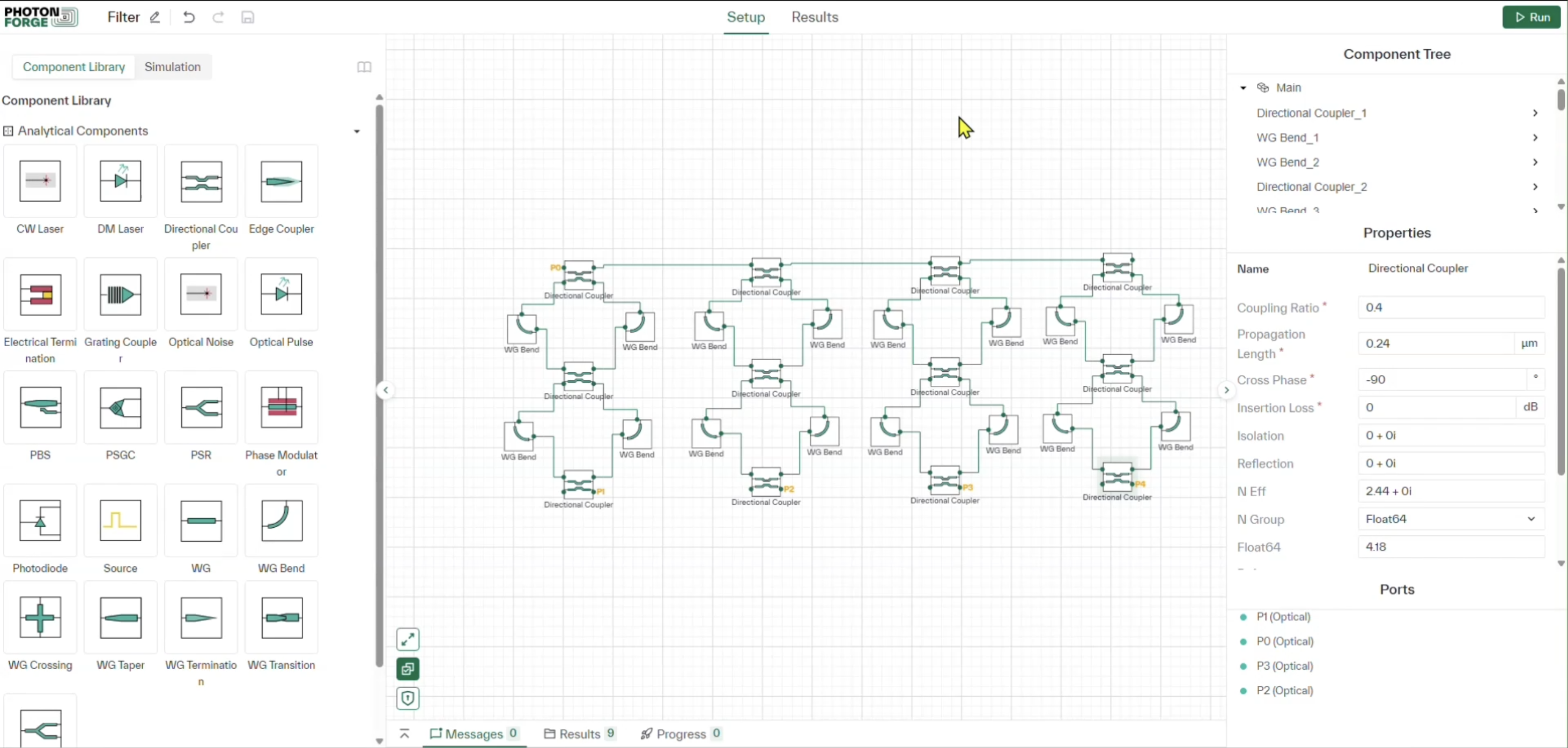 4-Channel WDM Design