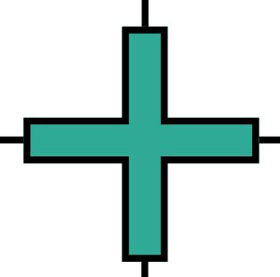 Analytic Waveguide Crossing Model
