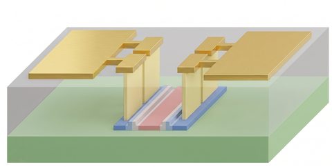 Series Push-Pull Mach-Zehnder Modulator with Slow-Wave T-Rail Electrodes