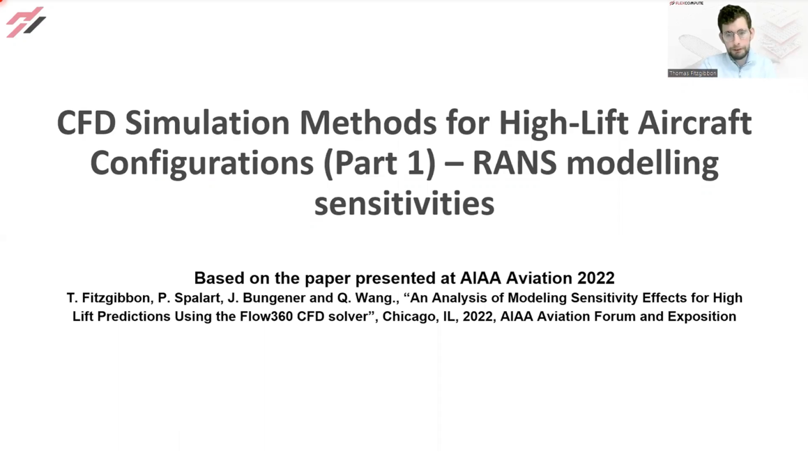 Lecture 3: CFD Simulation Methods for High-Lift Aircraft Configurations (Part 1) - RANS Modelling Sensitivities