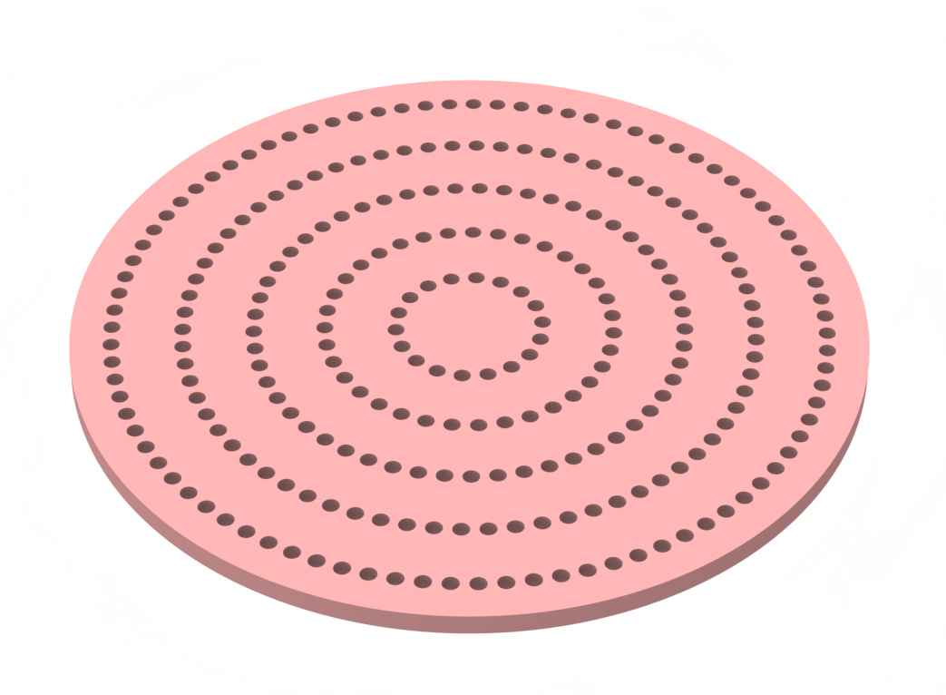 Circular Bragg grating