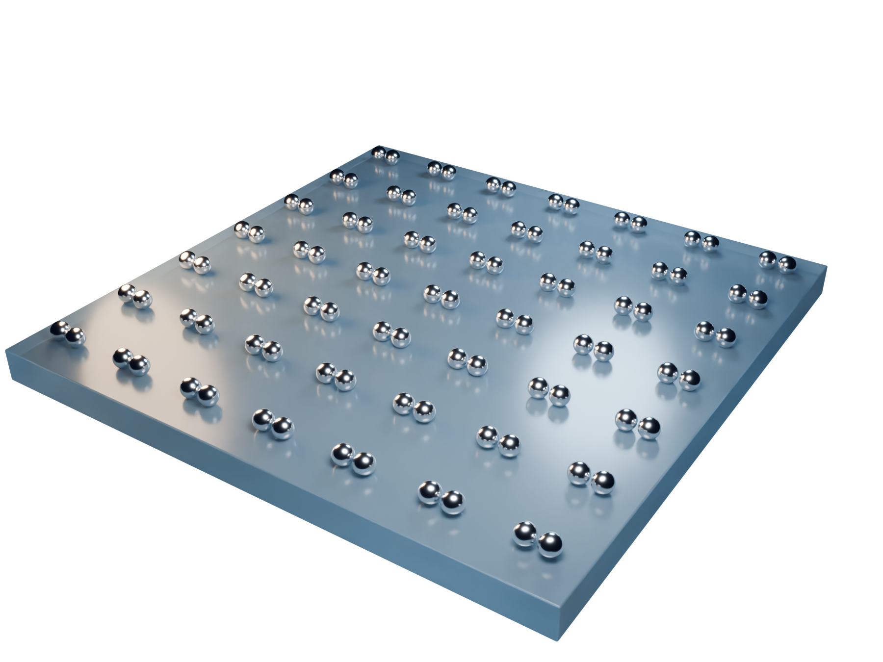 Illustration of silver NP dimer array