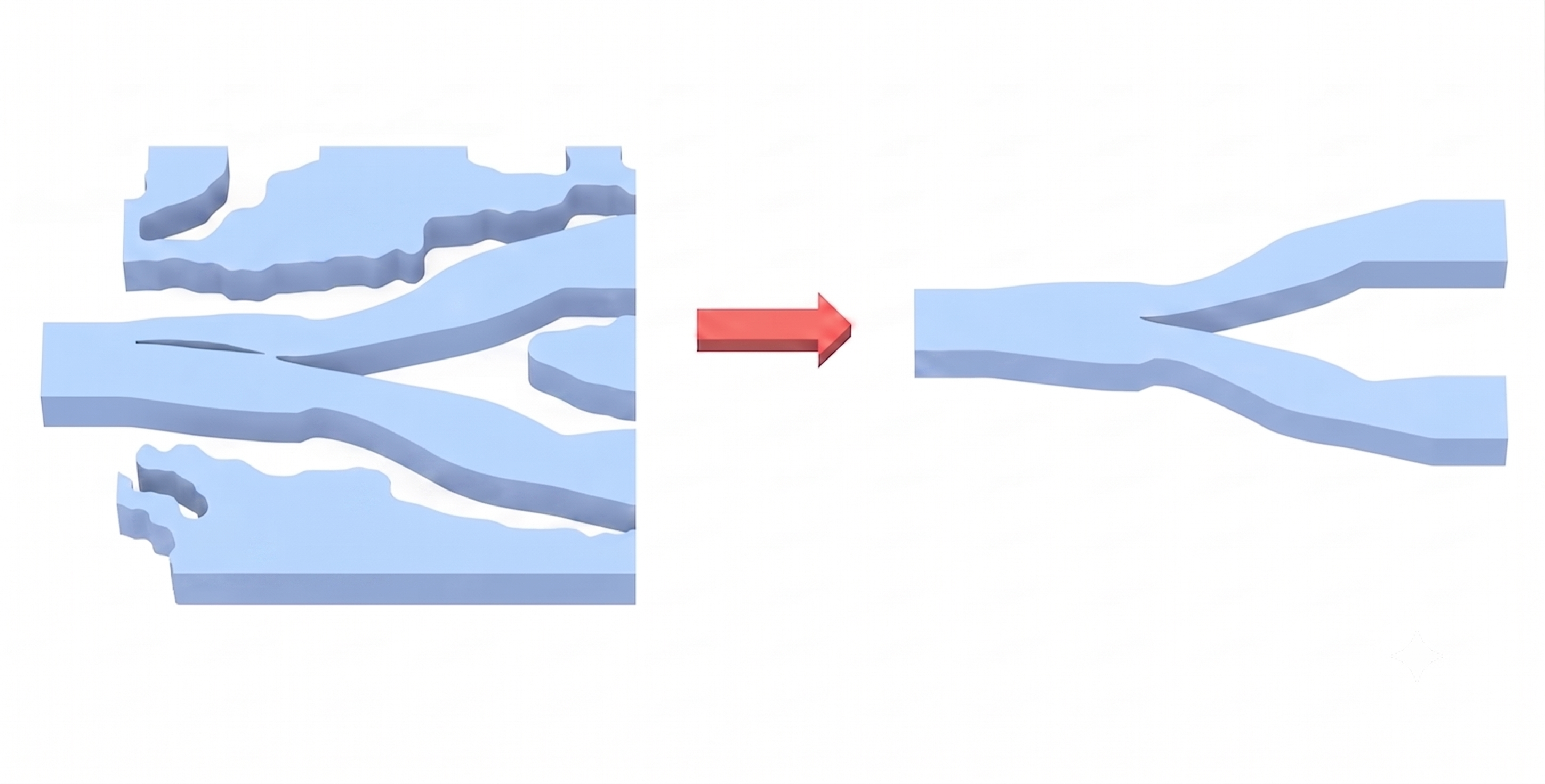 Compact TE modal demultiplexer: topology optimization with contour constraints