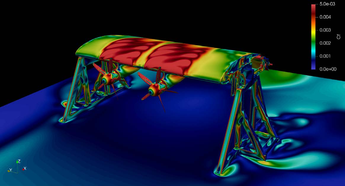 REGENT is validating CFD methodologies with wind tunnel tests of a full-scale segment of their blown wing